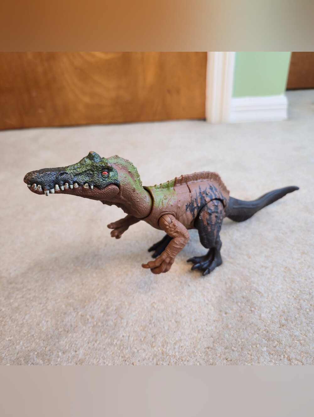 Jurassic World Park Rebirth Raptor Irritator Wild Roar Figure Dino Trackers Rare
